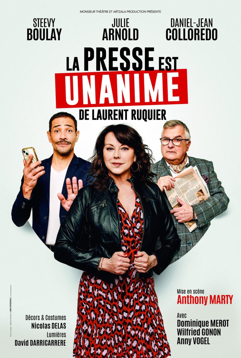 « La presse est unanime » de Laurent Ruquier — Espace Glenmor